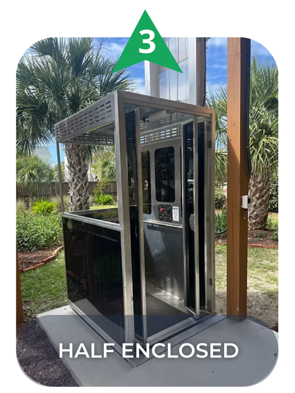 Half Enclosed Carolina Lift